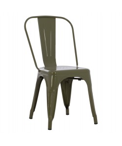 ΚΑΡΕΚΛΑ ΜΕΤΑΛΛΙΚΗ MELITA-PRO HM8641.43 ΣΕ DARK OLIVE GREEN 44x47x84.5Υεκ.