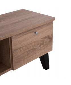 ΕΠΙΠΛΟ ΤΗΛΕΟΡΑΣΗΣ IREN HM2481.01 ΜΕΛΑΜΙΝΗ ΣΕ SONAMA OAK-ΜΑΥΡΟ 120x32,5-34x41Yεκ.