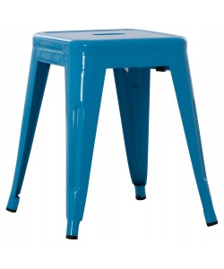 ΣΚΑΜΠΟ ΜΕΤΑΛΛΙΚΟ MELITA HM0096.48 ΣΕ ΜΠΛΕ ΧΡΩΜΑ 37x37x45Υεκ.