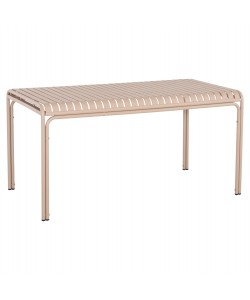 ΤΡΑΠΕΖΙ ΑΛΟΥΜΙΝΙΟΥ RACHEL HM6339.04 ΣΑΜΠΑΝΙ 150x80x76Υεκ.