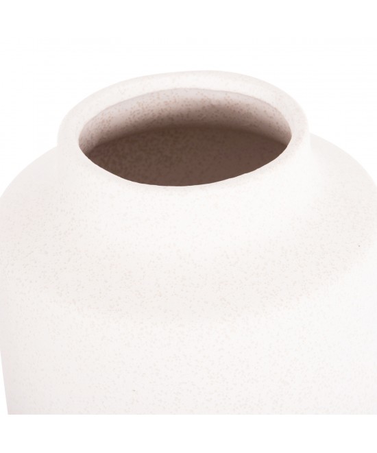 ΕΠΙΤΡΑΠΕΖΙΟ ΚΕΡΑΜΙΚΟ ΔΙΑΚΟΣΜΗΤΙΚΟ ΒΑΖΟ GALAD HM4587.01 ΕΚΡΟΥ ΚΡΥΣΤΑΛΛΙΚΟ Φ17,5x40Υεκ