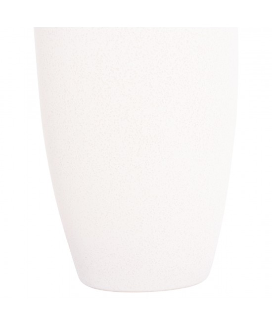 ΕΠΙΤΡΑΠΕΖΙΟ ΚΕΡΑΜΙΚΟ ΔΙΑΚΟΣΜΗΤΙΚΟ ΒΑΖΟ GALAD HM4587.01 ΕΚΡΟΥ ΚΡΥΣΤΑΛΛΙΚΟ Φ17,5x40Υεκ