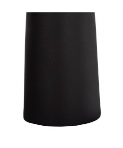 ΕΠΙΤΡΑΠΕΖΙΟ ΚΕΡΑΜΙΚΟ ΔΙΑΚΟΣΜΗΤΙΚΟ GALAD HM4633.02 ΜΑΥΡΟ ΜΑΤ Φ18x49Υ εκ.