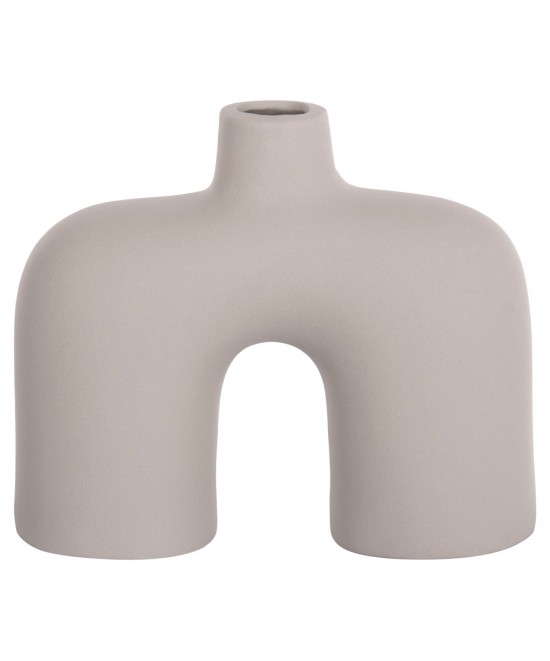 ΕΠΙΤΡΑΠΕΖΙΟ ΚΕΡΑΜΙΚΟ ΔΙΑΚΟΣΜΗΤΙΚΟ ISIL HM4600.03 ΓΚΡΙ ΜΑΤ  27x9,5x22,5Υ εκ.