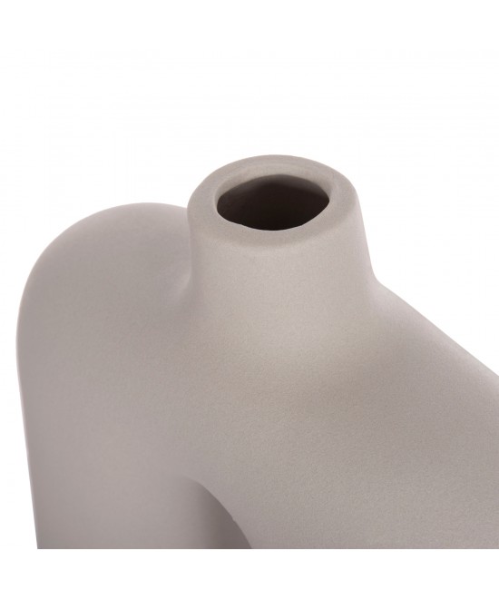 ΕΠΙΤΡΑΠΕΖΙΟ ΚΕΡΑΜΙΚΟ ΔΙΑΚΟΣΜΗΤΙΚΟ ISIL HM4600.03 ΓΚΡΙ ΜΑΤ  27x9,5x22,5Υ εκ.