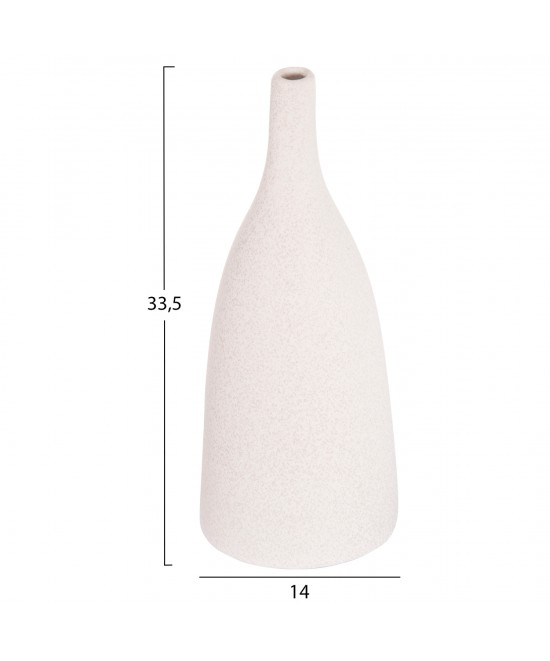 ΕΠΙΤΡΑΠΕΖΙΟ ΚΕΡΑΜΙΚΟ ΔΙΑΚΟΣΜΗΤΙΚΟ GALAD HM4635.01 ΥΠΟΛΕΥΚΟ ΚΡΥΣΤΑΛΛΙΚΟ Φ14x33,5Υεκ