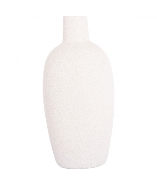 ΕΠΙΤΡΑΠΕΖΙΟ ΚΕΡΑΜΙΚΟ ΔΙΑΚΟΣΜΗΤΙΚΟ ELENDIL HM4591.01 ΥΠΟΛΕΥΚΟ ΚΡΥΣΤΑΛΛΙΚΟ Φ12x39.5Υεκ