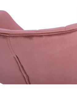 ΠΟΛΥΘΡΟΝΑΚΙ BENJAMIN ΑΠΟ ΒΕΛΟΥΔΟ ΣΑΠΙΟ ΜΗΛΟ ME ΜΕΤΑΛΛΙΚΑ ΠΟΔΙΑ HM8682.02 69x68x78 εκ.