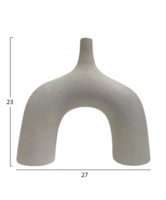 ΕΠΙΤΡΑΠΕΖΙΟ ΚΕΡΑΜΙΚΟ ΔΙΑΚΟΣΜΗΤΙΚΟ ISIL HM4600.01 ΚΡΥΣΤΑΛΛ.ΥΠΟΛΕΥΚΟ 27x9.5x22.5Υεκ