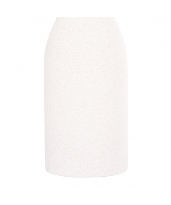 ΕΠΙΤΡΑΠΕΖΙΟ ΚΕΡΑΜΙΚΟ ΔΙΑΚΟΣΜΗΤΙΚΟ SCEPTER HM4615.01 ΚΡΥΣΤΑΛΛΙΚΟ ΥΠΟΛΕΥΚΟ Φ7,5x30,5Υεκ