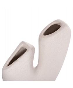 ΕΠΙΤΡΑΠΕΖΙΟ ΚΕΡΑΜΙΚΟ ΔΙΑΚΟΣΜΗΤΙΚΟ ARKEN HM4618.01 ΚΡΥΣΤΑΛΛΙΚΟ ΥΠΟΛΕΥΚΟ 28x10x37Υεκ