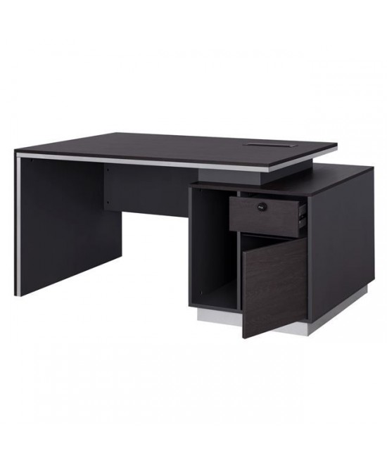 ΓΡΑΦΕΙΟ ΕΠΑΓΓΕΛΜΑΤΙΚΟ ΜΕ ΔΕΞΙΟ ΝΤΟΥΛΑΠΙ ROSEWOOD HM2113R 180X80X76Υ εκ.