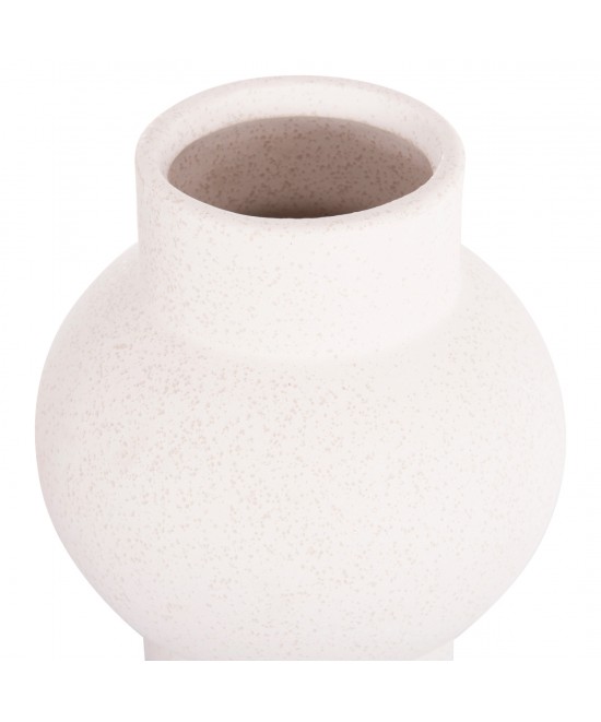 ΕΠΙΤΡΑΠΕΖΙΟ ΚΕΡΑΜΙΚΟ ΔΙΑΚΟΣΜΗΤΙΚΟ SCEPTER HM4605.01 ΥΠΟΛΕΥΚΟ ΚΡΥΣΤΑΛΛΙΚΟ Φ15x30Υεκ