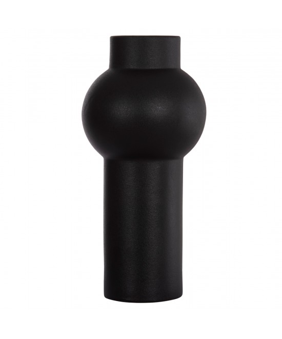ΕΠΙΤΡΑΠΕΖΙΟ ΚΕΡΑΜΙΚΟ ΔΙΑΚΟΣΜΗΤΙΚΟ SCEPTER HM4605.02 ΜΑΥΡΟ ΜΑΤ Φ15x30Υ εκ.