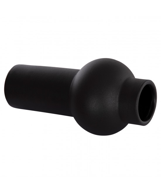 ΕΠΙΤΡΑΠΕΖΙΟ ΚΕΡΑΜΙΚΟ ΔΙΑΚΟΣΜΗΤΙΚΟ SCEPTER HM4605.02 ΜΑΥΡΟ ΜΑΤ Φ15x30Υ εκ.
