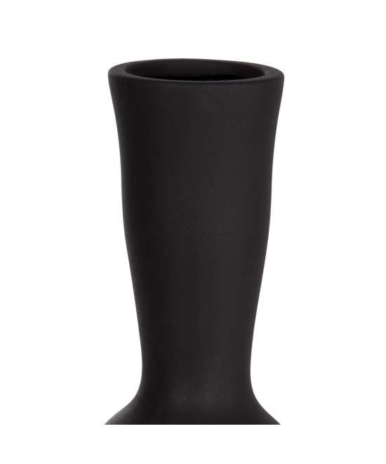 ΕΠΙΤΡΑΠΕΖΙΟ ΚΕΡΑΜΙΚΟ ΔΙΑΚΟΣΜΗΤΙΚΟ SCEPTER HM4637.02 ΜΑΥΡΟ ΜΑΤ Φ14x50Υεκ