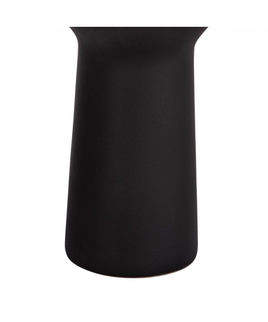 ΕΠΙΤΡΑΠΕΖΙΟ ΚΕΡΑΜΙΚΟ ΔΙΑΚΟΣΜΗΤΙΚΟ SCEPTER HM4637.02 ΜΑΥΡΟ ΜΑΤ Φ14x50Υεκ