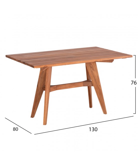 ΤΡΑΠΕΖΙ ΟΡΘΟΓΩΝΙΟ LEO HM6137 ΜΑΣΙΦ ΞΥΛΟ ΤΕΑΚ 130x80x76Υεκ. ΤΡΑΠΕΖΙ ΟΡΘΟΓΩΝΙΟ LEO HM6137 ΜΑΣΙΦ ΞΥΛΟ ΤΕΑΚ 130x80x76Υεκ.