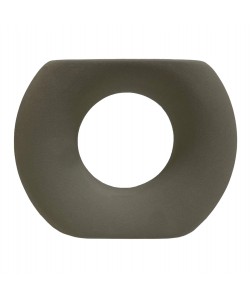 ΕΠΙΤΡΑΠΕΖΙΟ ΚΕΡΑΜΙΚΟ ΔΙΑΚΟΣΜΗΤΙΚΟ ELLIPTO HM4646.03 ΓΚΡΙ ΜΑΤ 18x6,5x14Υεκ