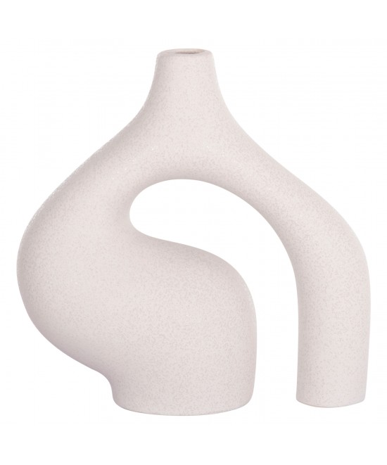 ΕΠΙΤΡΑΠΕΖΙΟ ΚΕΡΑΜΙΚΟ ΔΙΑΚΟΣΜΗΤΙΚΟ ISIL HM4597.01 ΥΠΟΛΕΥΚΟ ΚΡΥΣΤΑΛΛΙΚΟ 29x11x29Υεκ