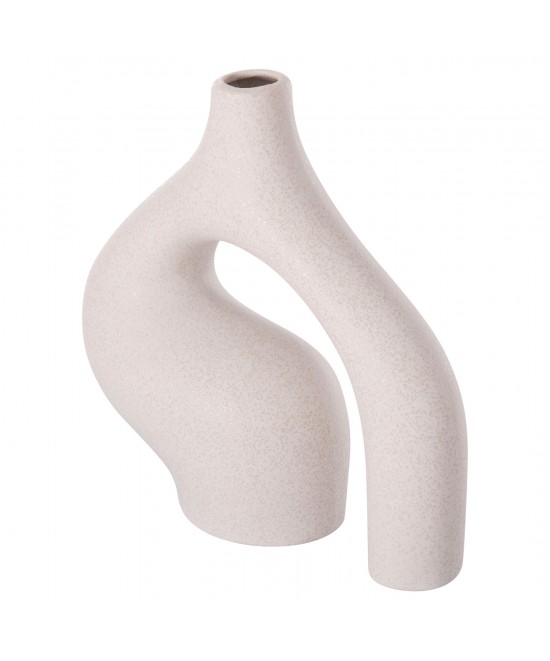 ΕΠΙΤΡΑΠΕΖΙΟ ΚΕΡΑΜΙΚΟ ΔΙΑΚΟΣΜΗΤΙΚΟ ISIL HM4597.01 ΥΠΟΛΕΥΚΟ ΚΡΥΣΤΑΛΛΙΚΟ 29x11x29Υεκ