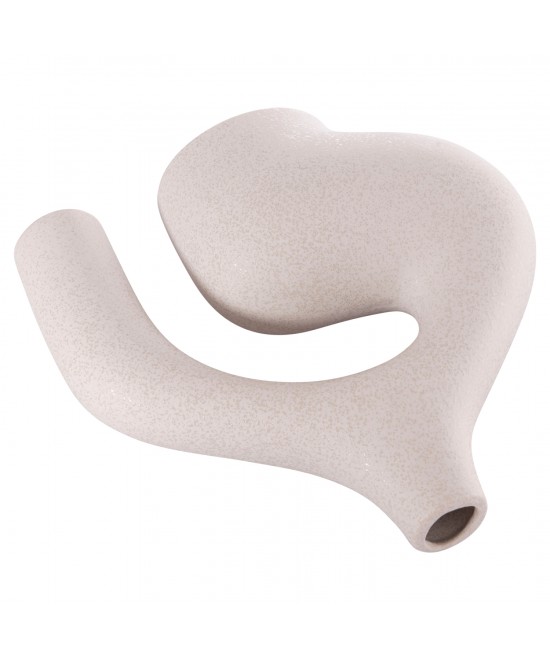 ΕΠΙΤΡΑΠΕΖΙΟ ΚΕΡΑΜΙΚΟ ΔΙΑΚΟΣΜΗΤΙΚΟ ISIL HM4597.01 ΥΠΟΛΕΥΚΟ ΚΡΥΣΤΑΛΛΙΚΟ 29x11x29Υεκ