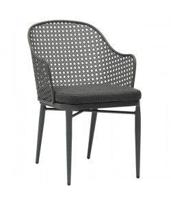 ΠΟΛΥΘΡΟΝΑ ΑΛΟΥΜΙΝΙΟΥ OREGO HM6268.01 ΣΚΕΛΕΤΟΣ & ΜΑΞΙΛΑΡΙ ΣΚΟΥΡΟ ΓΚΡΙ 56x59x81Υεκ.