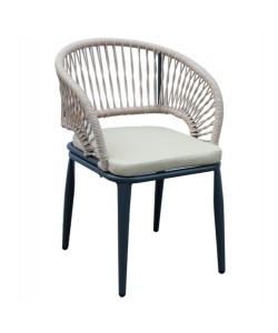 ΠΟΛΥΘΡΟΝΑ ΑΛΟΥΜΙΝΙΟΥ MAGNET HM6287.01 ΣΚΟΥΡΟ ΓΚΡΙ ΜΕ ΚΡΕΜ P.E.ΣΧΟΙΝΙ 59x61x81.5Υεκ