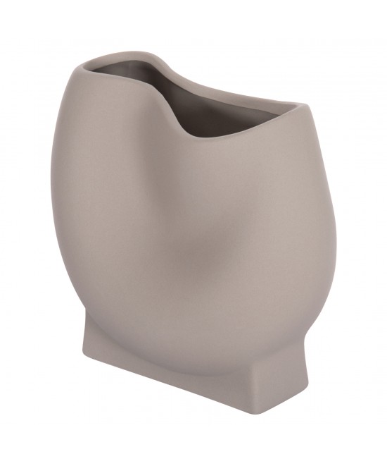 ΕΠΙΤΡΑΠΕΖΙΟ ΚΕΡΑΜΙΚΟ ΔΙΑΚΟΣΜΗΤΙΚΟ GLAΖΕ HM4610.03 ΓΚΡΙ ΜΑΤ 26x14x25Υεκ