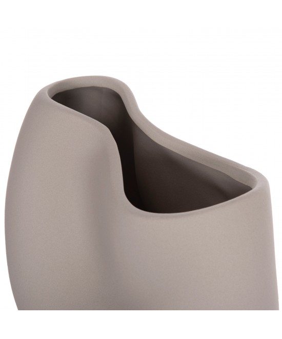 ΕΠΙΤΡΑΠΕΖΙΟ ΚΕΡΑΜΙΚΟ ΔΙΑΚΟΣΜΗΤΙΚΟ GLAΖΕ HM4610.03 ΓΚΡΙ ΜΑΤ 26x14x25Υεκ