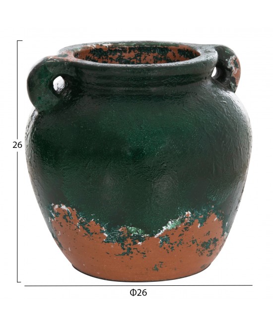 ΔΙΑΚΟΣΜΗΤΙΚΟ ΒΑΖΟ HM4380 ΤΕΡΑΚΟΤΑ ΣΕ ANTIQUE ΠΡΑΣΙΝΗ ΑΠΟΧΡΩΣΗ Φ26Χ26Yεκ. ΔΙΑΚΟΣΜΗΤΙΚΟ ΒΑΖΟ HM4380 ΤΕΡΑΚΟΤΑ ΣΕ ANTIQUE ΠΡΑΣΙΝΗ ΑΠΟΧΡΩΣΗ Φ26Χ26Yεκ.