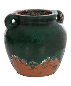 ΔΙΑΚΟΣΜΗΤΙΚΟ ΒΑΖΟ HM4380 ΤΕΡΑΚΟΤΑ ΣΕ ANTIQUE ΠΡΑΣΙΝΗ ΑΠΟΧΡΩΣΗ Φ26Χ26Yεκ.