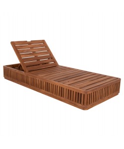 ΞΑΠΛΩΣΤΡΑ ΧΩΡΙΣ ΜΑΞΙΛΑΡΙΑ VERNON HM6331 ΞΥΛΟ ΤΕΑΚ ΣΕ ΦΥΣΙΚΟ 200x80x25Υεκ.