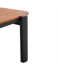 ΣΕΤ ΣΑΛΟΝΙ ΕΞ.ΧΩΡΟΥ 4ΤΜΧ ELARA ΗΜ6195.01 ΓΚΡΙ ΑΛΟΥΜΙΝΙΟ & OLEFIN-TEAK ΦΥΣΙΚΟ