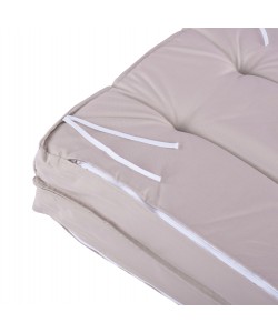 ΜΑΞΙΛΑΡΙ ΥΦΑΣΜΑΤΙΝΟ ΜΕ ΠΛΑΤΗ ΜΠΕΖ 96x46x7 εκ. HM5745.01 ΜΑΞΙΛΑΡΙ ΥΦΑΣΜΑΤΙΝΟ ΜΕ ΠΛΑΤΗ ΜΠΕΖ 96x46x7 εκ. HM5745.01