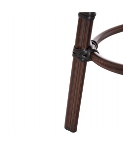 ΣΚΑΜΠΟ ΑΛΟΥΜΙΝΙΟΥ CHINO HM6285.01 BAMBOO LOOK ΚΑΦΕ-TEXTILENE ΚΑΦΕ Φ36x46Υεκ.