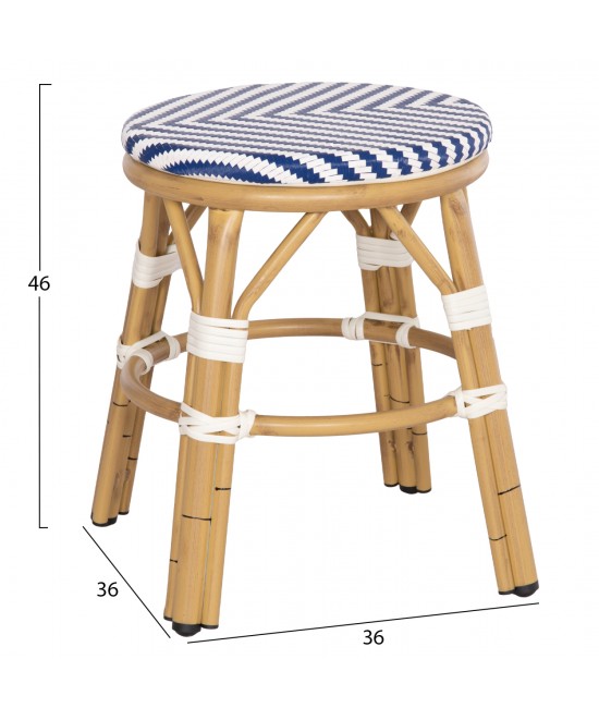ΣΚΑΜΠΟ ΑΛΟΥΜΙΝΙΟΥ CHINO HM6285.05 BAMBOO LOOK-TEXTILENE ΛΕΥΚΟ-ΜΠΛΕ Φ36x46Υεκ. ΣΚΑΜΠΟ ΑΛΟΥΜΙΝΙΟΥ CHINO HM6285.05 BAMBOO LOOK-TEXTILENE ΛΕΥΚΟ-ΜΠΛΕ Φ36x46Υεκ.