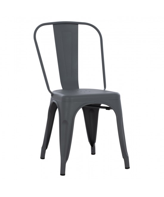 ΚΑΡΕΚΛΑ ΜΕΤΑΛΛΙΚΗ MELITA-PRO HM8641.50 ΓΚΡΙ 44x47x84.5Υεκ.