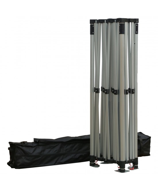 GAZEBO ΕΠΑΓΓΕΛΜΑΤΙΚΟ ΒΑΡΕΩΣ ΤΥΠΟΥ CRESSEN HM21098.01 ΠΤΥΣΣΟΜΕΝΟ ΑΛΟΥΜΙΝΙΟΥ 3x4,5x3,4Yμ