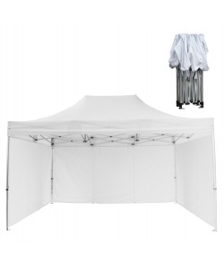 GAZEBO ΕΠΑΓΓΕΛΜΑΤΙΚΟ ΒΑΡΕΩΣ ΤΥΠΟΥ CRESSEN HM21098.01 ΠΤΥΣΣΟΜΕΝΟ ΑΛΟΥΜΙΝΙΟΥ 3x4,5x3,4Yμ