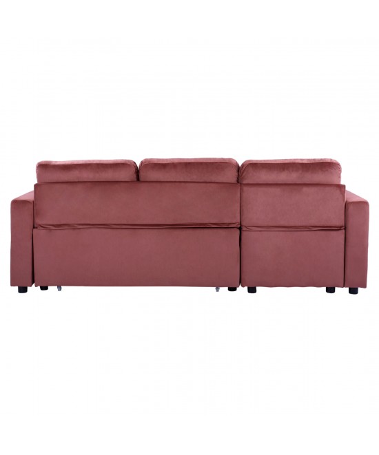 ΚΑΝΑΠΕΣ ΓΩΝΙΑ ΚΡΕΒΑΤΙ WAYNE 224x147x85Υεκ. HM3028.12 ΒΕΛΟΥΔΟ ΣΑΠΙΟ ΜΗΛΟ