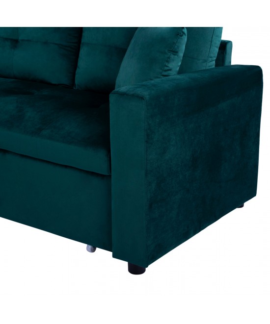 ΚΑΝΑΠΕΣ ΓΩΝΙΑ ΚΡΕΒΑΤΙ WAYNE 224x147x85Υεκ. HM3028.13 ΒΕΛΟΥΔΟ ΚΥΠΑΡΙΣΣΙ