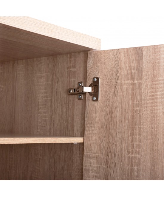 ΠΑΠΟΥΤΣΟΘΗΚΗ ΞΥΛΙΝΗ DAYANNA ΜΕ 6 ΡΑΦΙΑ 60X43X180.5εκ. SONAMA HM2379.02