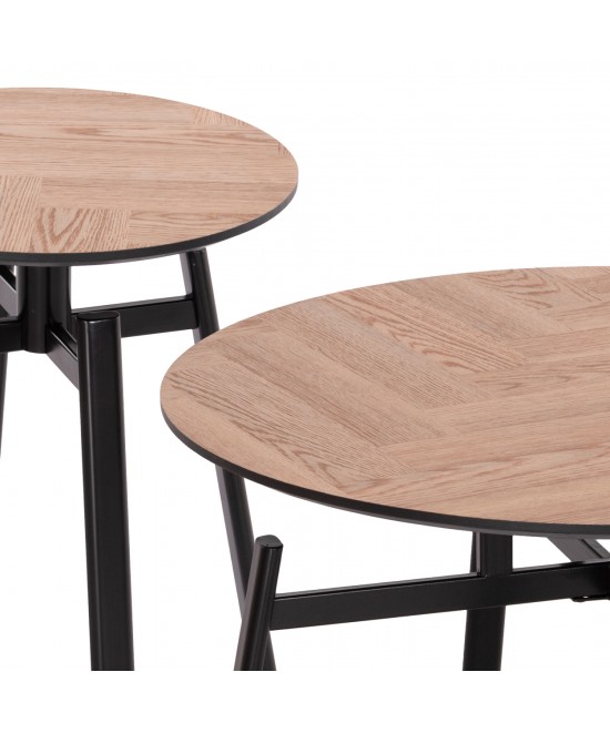 ΣΕΤ 2ΤΜΧ ΤΡΑΠΕΖΙΑ ΣΑΛΟΝΙΟΥ NORTON HM21088 MDF-ΜΕΤΑΛΛΟ Φ80εκ & Φ45εκ ΣΕΤ 2ΤΜΧ ΤΡΑΠΕΖΙΑ ΣΑΛΟΝΙΟΥ NORTON HM21088 MDF-ΜΕΤΑΛΛΟ Φ80εκ & Φ45εκ