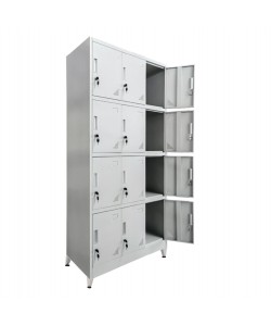 ΦΟΡΙΑΜΟΣ ΜΕΤΑΛΛΙΚΟΣ BEXLEY ΜΕ ΠΟΔΙΑ-12 ΝΤΟΥΛΑΠΙΑ HM21105.01 ΓΚΡΙ 90x40x195Υεκ. ΦΟΡΙΑΜΟΣ ΜΕΤΑΛΛΙΚΟΣ BEXLEY ΜΕ ΠΟΔΙΑ-12 ΝΤΟΥΛΑΠΙΑ HM21105.01 ΓΚΡΙ 90x40x195Υεκ.