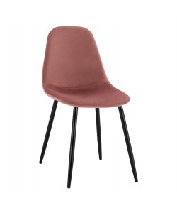 ΚΑΡΕΚΛΑ LEONARDO ΒΕΛΟΥΔΟ ΣΑΠΙΟ ΜΗΛΟ ΜΕ ΜΕΤΑΛΛΙΚΑ ΠΟΔΙΑ 45x53x85Υ εκ. HM00100.02