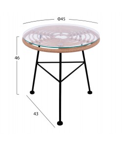 ΣΕΤ ΕΞΩΤΕΡΙΚΟΥ ΧΩΡΟΥ 3ΤΜΧ ALLEGRA HM10335 ΜΠΕΖ WICKER-ΜΕΤΑΛΛΟ ΣΕΤ ΕΞΩΤΕΡΙΚΟΥ ΧΩΡΟΥ 3ΤΜΧ ALLEGRA HM10335 ΜΠΕΖ WICKER-ΜΕΤΑΛΛΟ