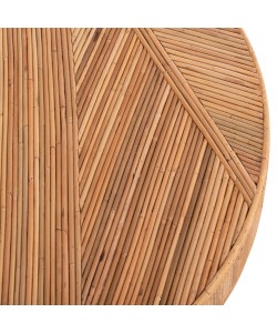 ΤΡΑΠΕΖΙ ΤΡΑΠΕΖΑΡΙΑΣ GATSBY HM9884 ΦΥΣΙΚΟ RATTAN ΣΕ ΦΥΣΙΚΟ ΧΡΩΜΑ Φ120x76Υεκ.