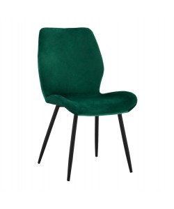 ΚΑΡΕΚΛΑ KLAY ΜΕ ΚΥΠΑΡΙΣΣΙ ΒΕΛΟΥΔΟ & ΜΑΥΡΟ ΜΕΤΑΛΛΙΚΟ ΣΚΕΛΕΤΟ HM8730.03 49X62,5X87 εκ.