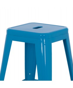 ΣΚΑΜΠΟ ΜΕΣΑΙΟΥ ΥΨΟΥΣ ΜΕΤΑΛΛΙΚΟ MELITA-PRO HM8573.48 ΜΠΛΕ 43x43x67Υεκ.